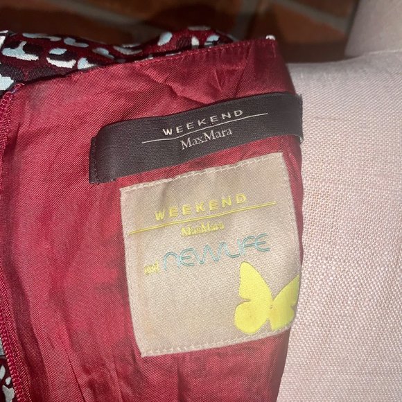 MaxMara Weekend Short Sleeve  Printed Sheath Dress Size XS With Pockets - Picture 7 of 7